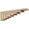 Ekena Millwork 4"W x 24"D x 8"H Thin Landon Rough Cedar Woodgrain TimberThane Corbel, Primed Tan CORUR04X24X08LANRCPR - alternate 1
